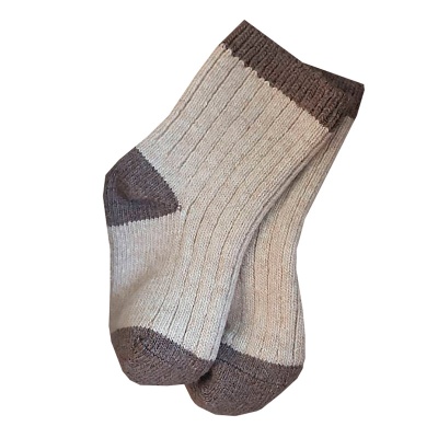 Носки детские из шерсти мериноса Наследникъ SW8000-МК-БЖ 1